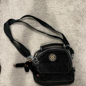 Black Kipling cross body bag. Used but good condition.